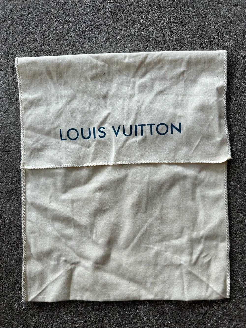 Louis Vuitton Velvet Flat Dust Bag
